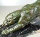 1920/1930 Dh. Chiparus Statue Sculpture Art Deco Panthere Felin Fauve Animalier