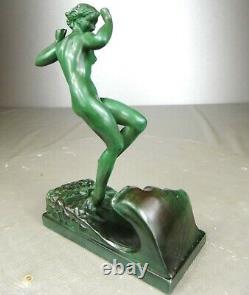1920/1930 R. Guerbe P. Le Faguays Max Le Verrier Statue Sculpture Art Deco Vague