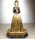 1920/30 Dh. Chiparus Sculpture Bronze Chryselephantine Art Deco Femme Marguerite