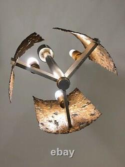 1970 Suspension Sculpture Art-deco Moderniste Brutalist Shabby-chic Brutaliste