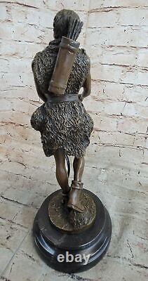 Art Déco Détaillé Musée Qualité Mâle Archer Bronze Sculpture Statute Solde