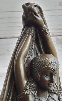 Art Déco Ventre Danseuse Par Chiparus Bronze Sculpture Signe Style Nouveau Nr
