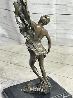 Bronze Art Déco Sculpture Statue Figurine Ornement Couple Par Aldo Vitaleh