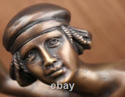Bronze Art Déco Statue Sculpture Figurine Ornement Signée A. Gory Figurine
