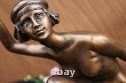 Bronze Art Déco Statue Sculpture Figurine Ornement Signée A. Gory Figurine