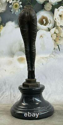 Chiparus Signé Rare Bronze Sculpture Art Déco Dancer Fonte Figurine
