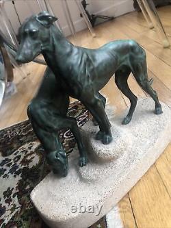 Circa 1930 Jules Masson Edition Max Le Verrier Ancienne sculpture Art Deco