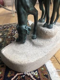 Circa 1930 Jules Masson Edition Max Le Verrier Ancienne sculpture Art Deco