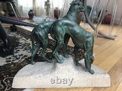 Circa 1930 Jules Masson Edition Max Le Verrier Ancienne sculpture Art Deco