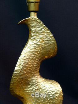 D Pied de lampe art contemporain design De Waël Fondica bronze doré 34cm3kg déco