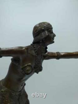 Demeter Chiparus Danseuse Phénicienne Bronze de Style Art Déco Barbedienne