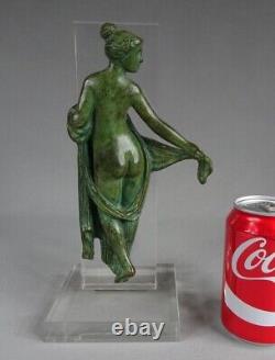 Edouard PASTOR (1932-2007) sculpture applique en bronze dans le style art déco