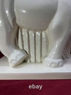 Elefant Elephant Lemanceau Sculpture Statue Objets Animal Craquele Art Deco 1930