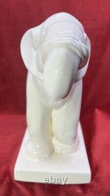 Elefant Elephant Lemanceau Sculpture Statue Objets Animal Craquele Art Deco 1930