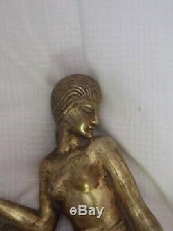 Femme bronze art deco ancien