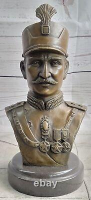 Fonte Art Déco Reza Shah Pahlavi le Grand Vrai Républicain F Famous Bronze