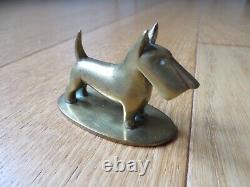 Karl Hagenauer/Wiener Werkstatte Bronze terrier dog vers 1920 art déco