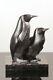 Les Pingouins Marcel André Bouraine Sculpture Art Déco