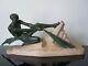 Max Le Verrier Grande Sculpture Le Pêcheur Art Deco