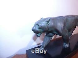 Panthère max leverrier art deco sculpture felin chic