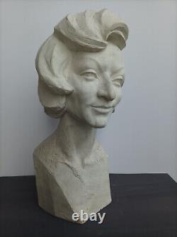 Pascal Boureille (1909-1999) Buste Art Déco