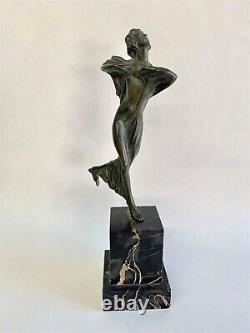 S. Zélikson Art Deco bronze sculpture Sculpture en bronze Art Deco