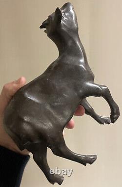 Sculpture Bronze Chèvre Mouton Art Deco Design 1950 Lalanne Mouton Brebis