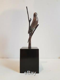 Sculpture Bronze Oiseau, Hirondelle De I. ROCHARD. 1906 -1984
