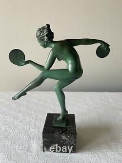 Sculpture Danse païenne DERENNE Art Déco 1930