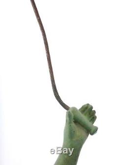 Sculpture MAX LE VERRIER Jeune Femme à la corde à sauter époque ART DECO 1930