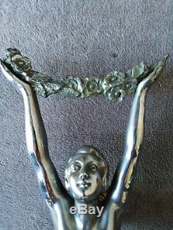 Sculpture art-déco nu féminin femme art-déco sculpture Limousin 1930