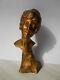 Sculpture En Bronze C. Binder 1910/20 Buste De Femme Art Nouveau Art Deco Statue