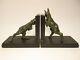 Serre Livres Art Deco Emile Carlier Sculpture Animaliere Chevres (roman) Bookend