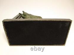 Serre Livres Art Deco Emile Carlier Sculpture Animaliere Chevres (roman) Bookend