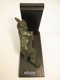 Serre Livres Art Deco Emile Carlier Sculpture Animaliere Chevres (roman) Bookend