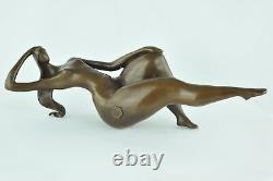 Statue Sculpture Danseuse Sexy Pin-up Style Art Deco Style Art Nouveau Bronze ma