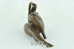 Statue Sculpture Danseuse Sexy Pin-up Style Art Deco Style Art Nouveau Bronze ma