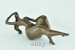 Statue Sculpture Danseuse Sexy Pin-up Style Art Deco Style Art Nouveau Bronze ma