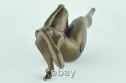 Statue Sculpture Danseuse Sexy Pin-up Style Art Deco Style Art Nouveau Bronze ma