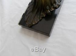 Statue Sculpture Signe Menneville Art Deco 1930 Chryselephantine French