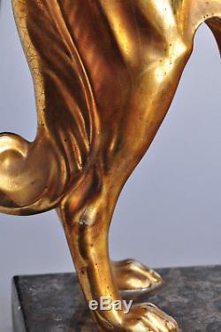 Superbe sculpture Art Déco Louis Albert Carvin 1930 Céramique Antique statue